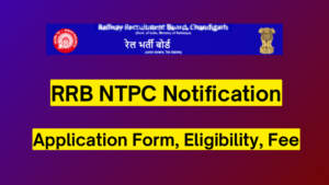 RRB NTPC Notification 2024