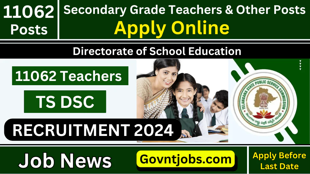 Telangana DSC Teacher Recruitment 2024