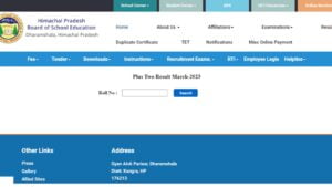 HP Board 12th Result 2024