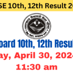 UBSE 10th, 12th Result 2024