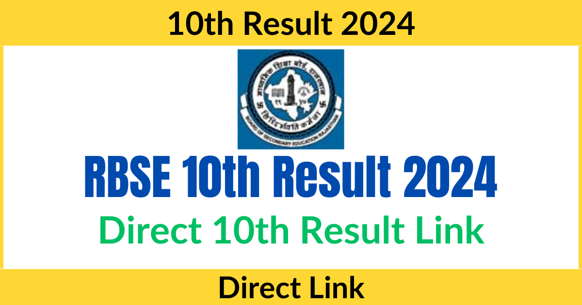 RBSE 10th Result 2024