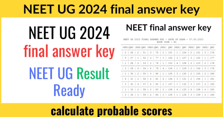 NEET UG 2024 Result Announced, Direct link here