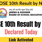 JKBOSE 10th Result by Name