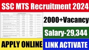 SSC MTS Recruitment 2024 Apply Online @ssc.gov.in