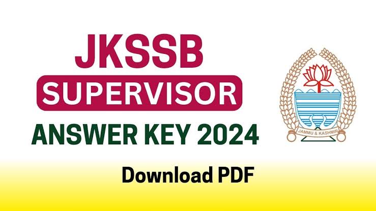 JKSSB Supervisor Result 2024, Answer Key 2024 Download PDF, Cut off Marks