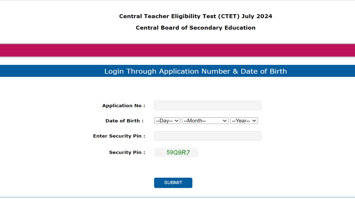 CTET Admit Card 2024