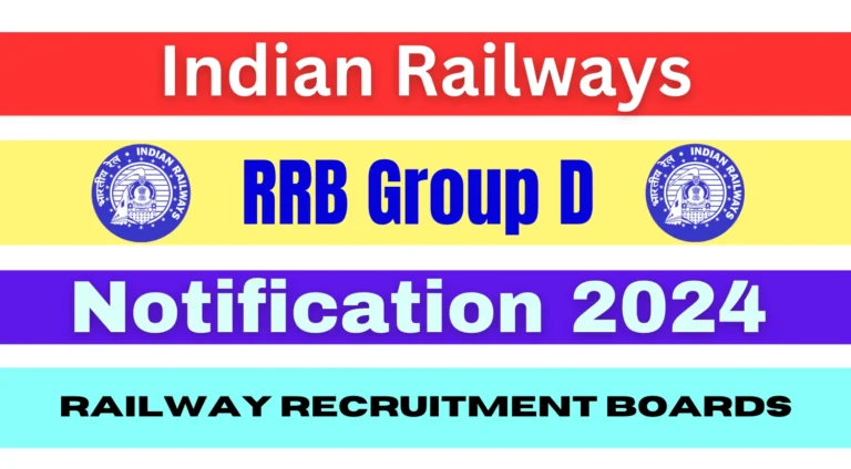 RRB Group D Notification 2024 OUT, RRB Group D Recruitment 2024 Apply