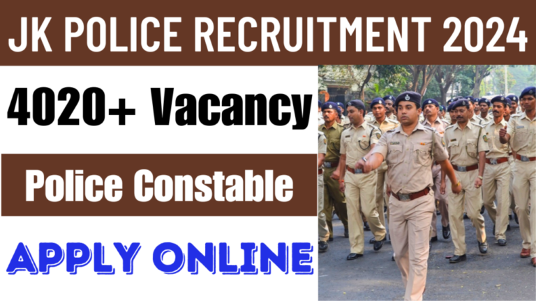 JK Police Constable Recruitment 2024