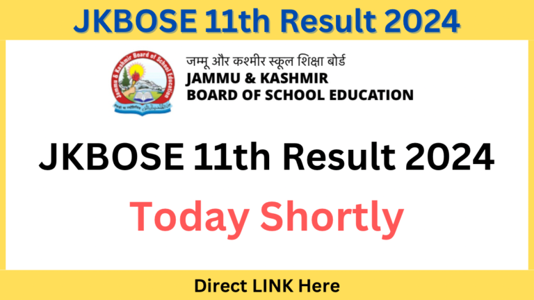 JKBOSE Class 11th Result 2024