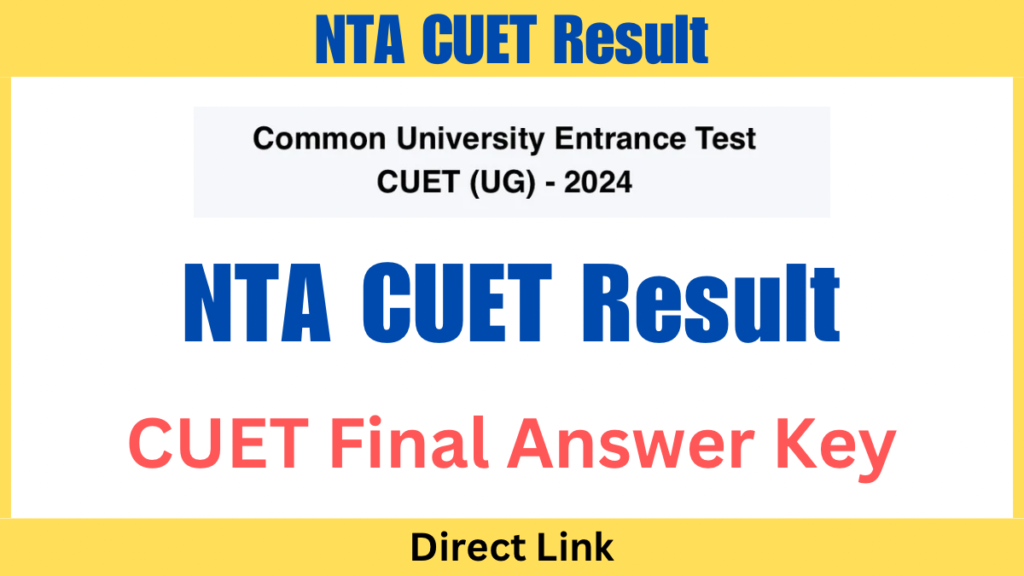 NTA CUET Result