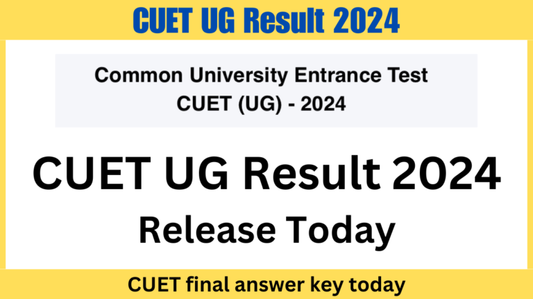 CUET UG Result 2024