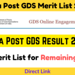 India Post GDS Result 2024