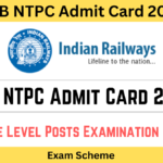 RRB NTPC Admit Card 2024