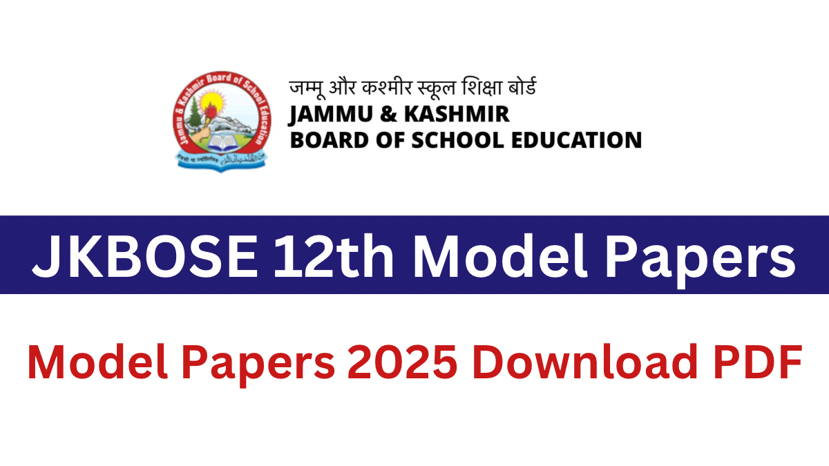 JKBOSE 12th Model Test Papers 2025