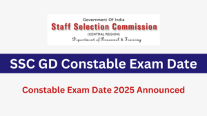 SSC GD Constable Exam Date 2025