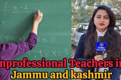 Teachers in J&K Lack Professional Training