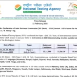 NTA Announces JEE Main 2025 Session 1 Results & Final Answer Key: Check Cut Off Marks