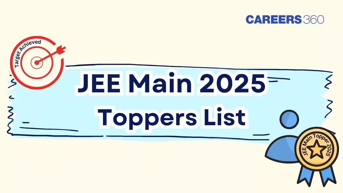 JEE Mains Result 2025 Topper List With Marks