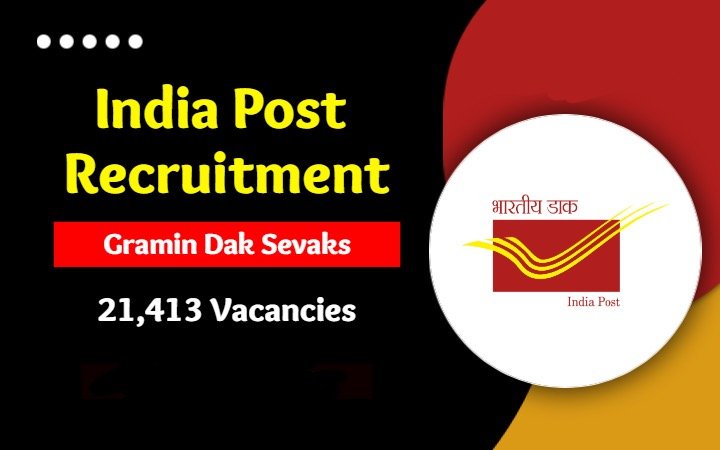 India Post 21413 Fresh Gramin Dak Sevak Posts