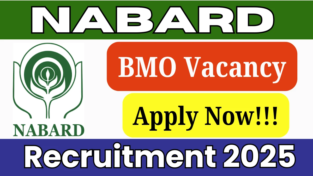 NABARD BMO Recruitment 2025
