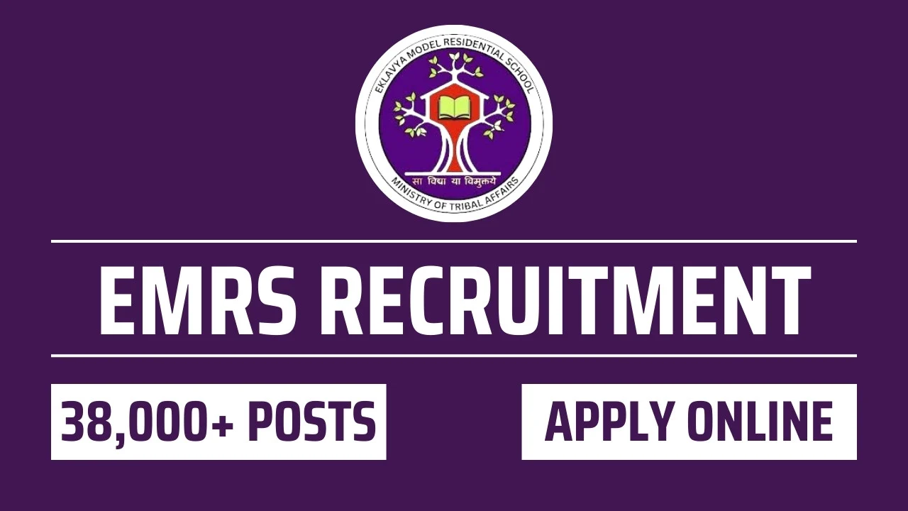 EMRS Recruitment 2025