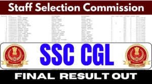 SSC CGL Final Result 2024