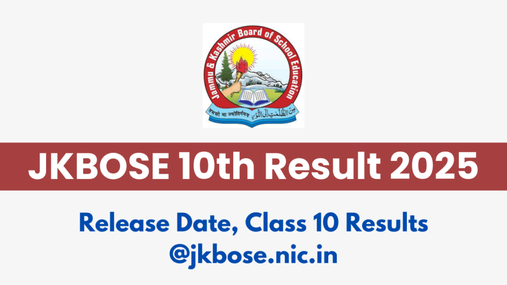 JKBose 10th Result 2025 date