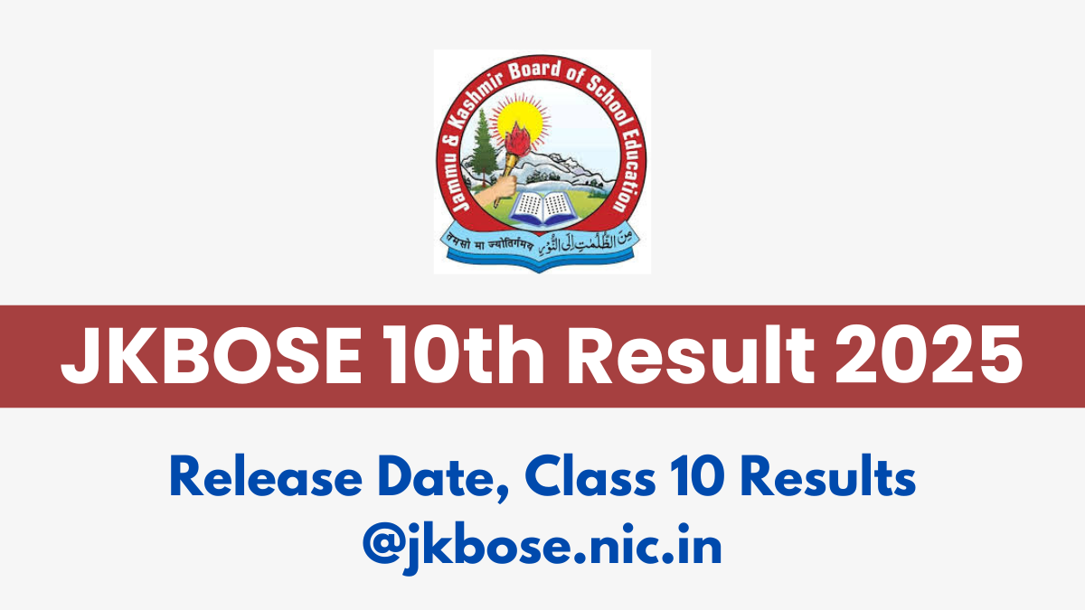 JKBose 10th Result 2025 date