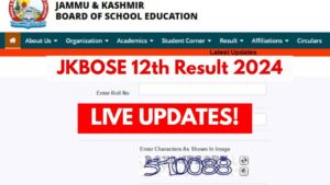 Result of 12th Class 2025 JKBOSE Search by Name