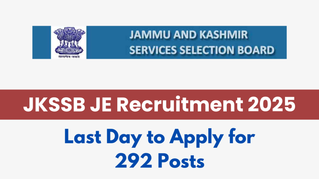 JKSSB JE Recruitment 2025