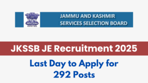 JKSSB JE Recruitment 2025