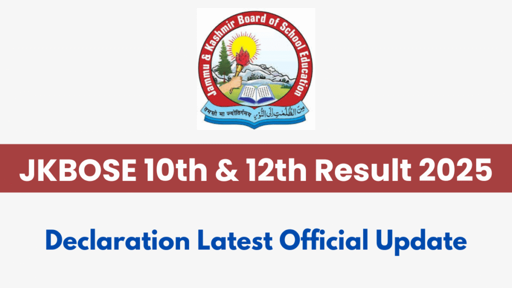 JKBOSE 10th & 12th Class Result 2025 to be Released Tomorrow Afternoon