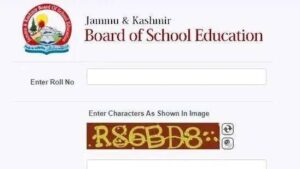 JKBOSE 10th Class Result 2025 Declared, Check by Name and Roll No Wise