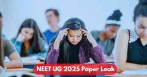 NEET UG 2025 Paper Leak Claims