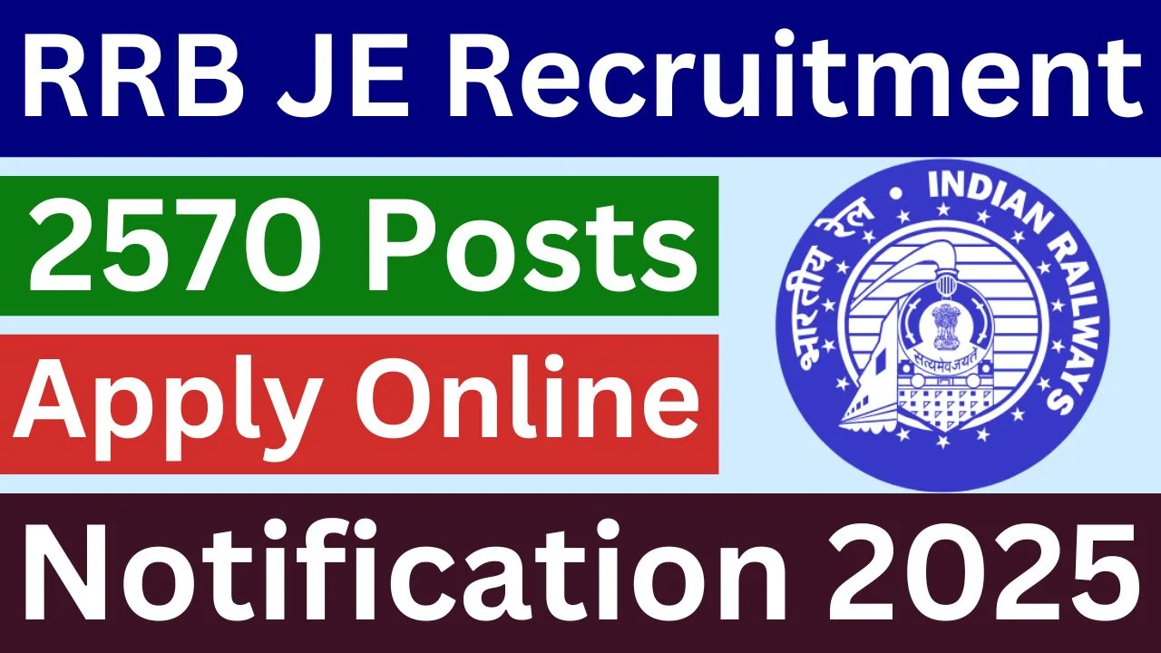 RRB JE Recruitment 2025