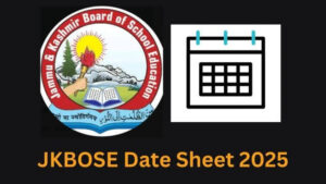 JKBOSE Datesheet 2025: Sakeena Itoo Directs JKBOSE to Release Datesheets Early