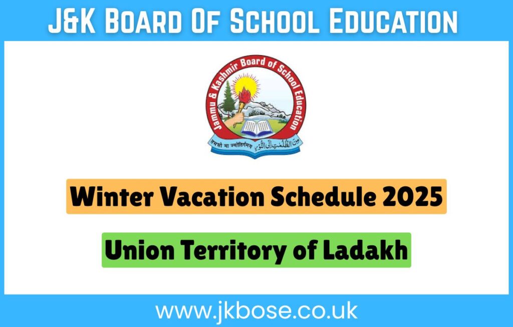 Winter Vacation Schedule 2025