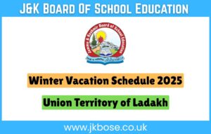 Winter Vacation Schedule 2025