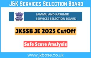 JKSSB JE Civil 2025 CutOff