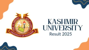 Kashmir University B.Tech/B.E. 2nd, 4th, and 6th Semester Results 2025 (Regular/Backlog) Declared