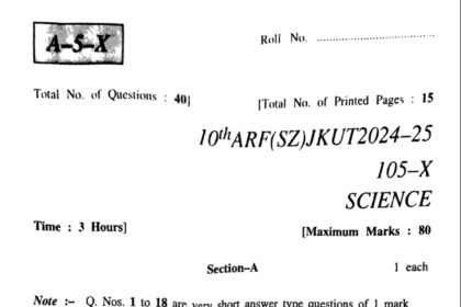 📥 Download JKBOSE 10th Science PYQs (2023–2025) Subject Series (Year) PDF Download Link Science X (2025) Download Science Y (2025) Download Science Z (2025) Download Science X (2024) Download Science Y (2024) Download Science Z (2024) Download Science X (2023) Download Science Z (2023) Download Science B (2023) Download
