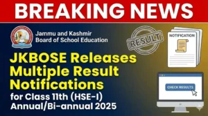 Result Notifications for Class 11th