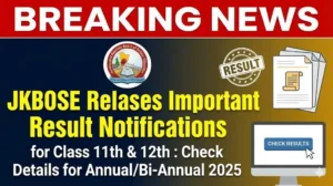 Result Notifications for Class 11th & 12th
