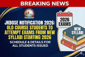 Old Course Students to Attempt Exams from New Syllabi