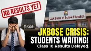 JKBOSE Class 10 Students Left Waiting