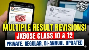 JKBOSE Issues Multiple Result Revision Notifications