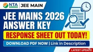 JEE Mains 2026 Answer Key