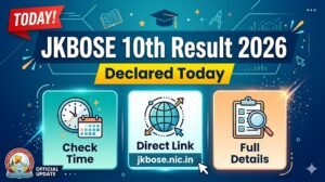 JKBOSE 10th Result 2026