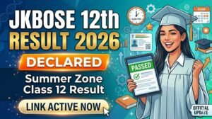 JKBOSE 12th Result 2026 Declared – Summer Zone Class 12 Result Link Active Now