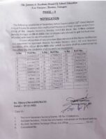 JKBOSE Phase-II Notification: Collection of Class 10th Xerox Answer Scripts (Annual Private/Bi-Annual 2025) Kashmir JKBOSE Phase-II Notification: Collection of Class 10th Xerox Answer Scripts (Annual Private/Bi-Annual 2025) Kashmir